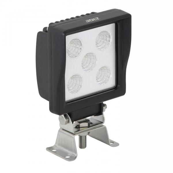 product image for 5LED Worklamp 115mm Square 9-32V 15W 60° Beam - EMI free