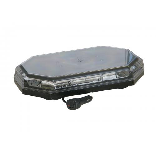 image of LED Flashing Lightbar 10-30v Amber 388mm Mag base ECER65/R10